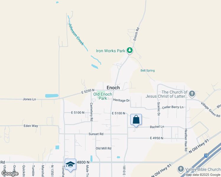 5263 North Enoch Road, Enoch UT Walk Score