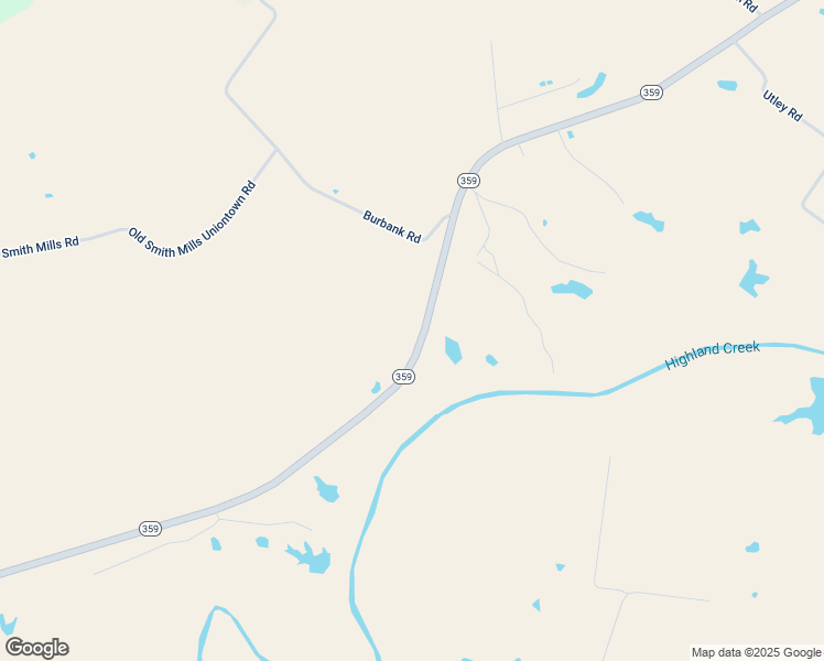 map of restaurants, bars, coffee shops, grocery stores, and more near 10926 Kentucky 359 in Waverly