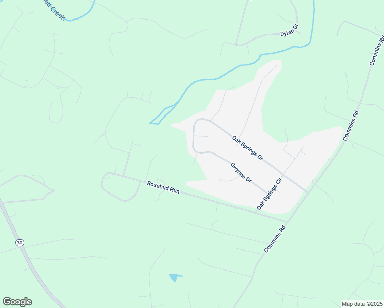 map of restaurants, bars, coffee shops, grocery stores, and more near 770 Oak Springs Drive in Aylett