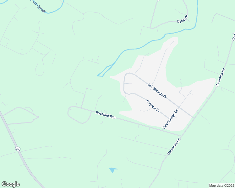 map of restaurants, bars, coffee shops, grocery stores, and more near 770 Oak Springs Drive in Aylett