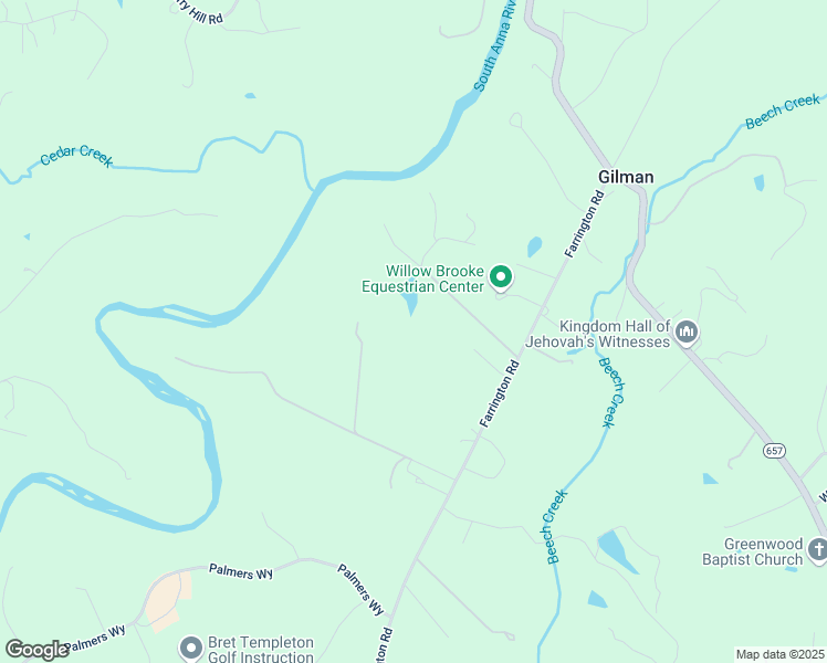 map of restaurants, bars, coffee shops, grocery stores, and more near 13257 Farrington Road in Ashland