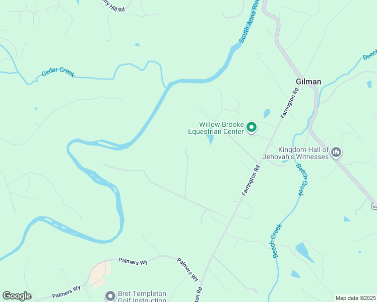 map of restaurants, bars, coffee shops, grocery stores, and more near 13257 Farrington Road in Ashland