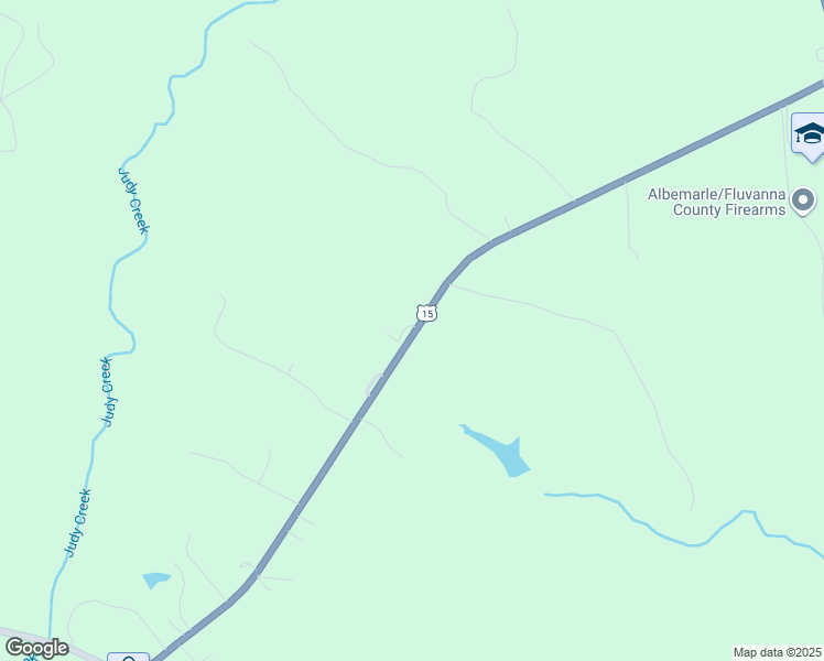 map of restaurants, bars, coffee shops, grocery stores, and more near 5725 James Madison Highway in Fork Union