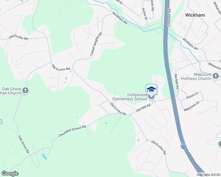map of restaurants, bars, coffee shops, grocery stores, and more near 816 Old Eccles Rd in Beckley