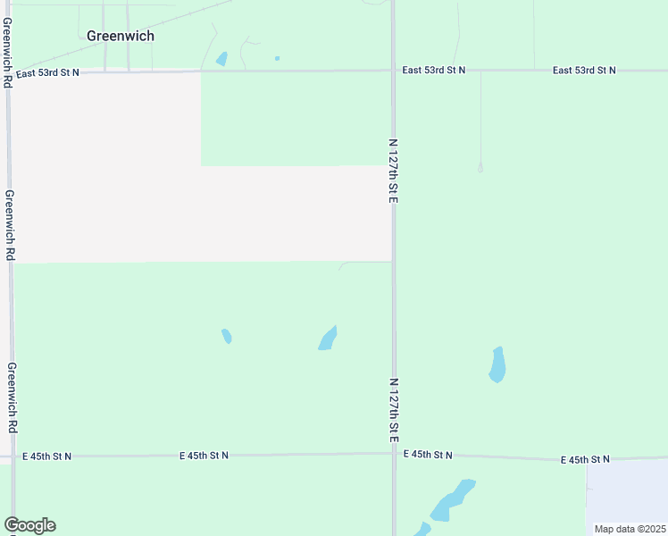 map of restaurants, bars, coffee shops, grocery stores, and more near 4959 North 127th Street East in Wichita