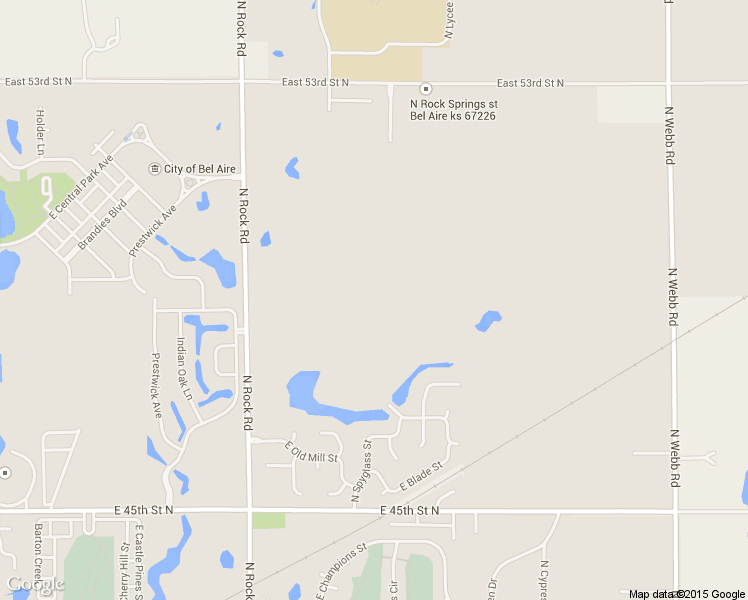 map of restaurants, bars, coffee shops, grocery stores, and more near 4790 North Spyglass Street in Wichita