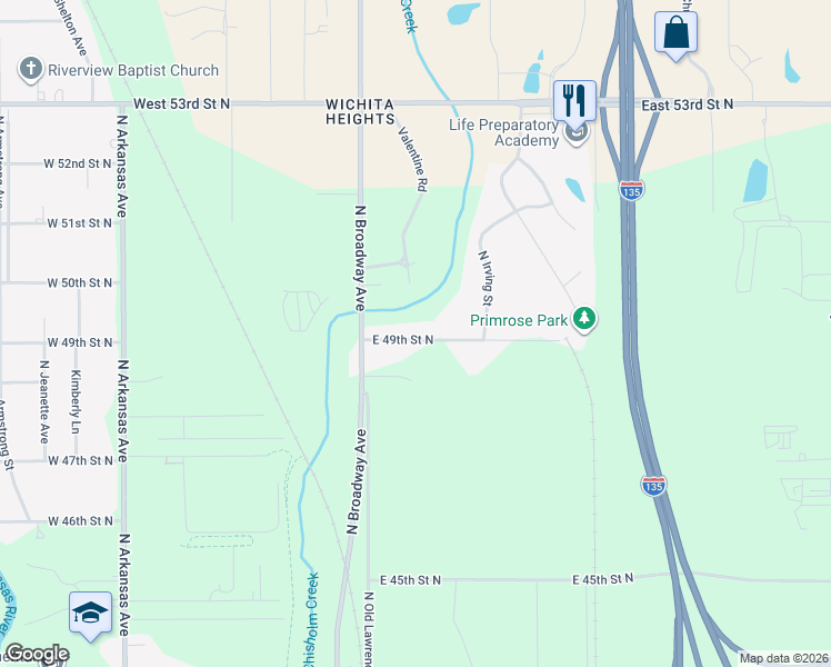 map of restaurants, bars, coffee shops, grocery stores, and more near 416 East 49th Street North in Park City