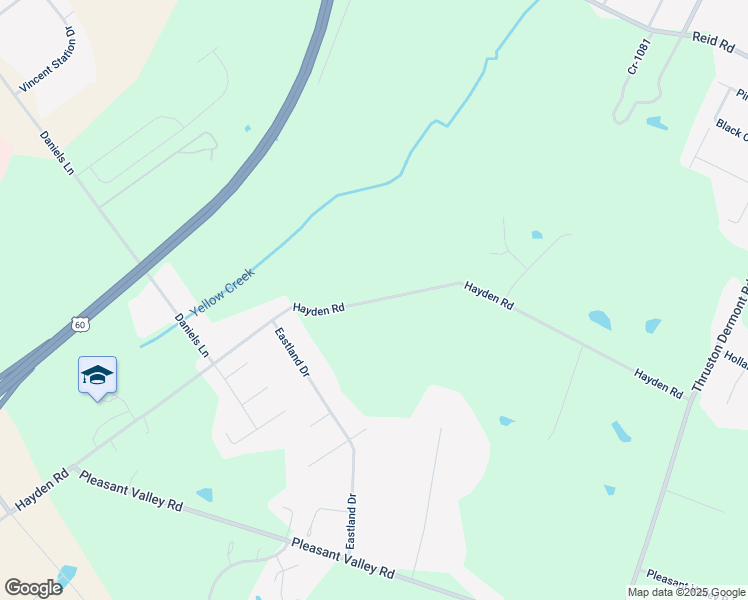 map of restaurants, bars, coffee shops, grocery stores, and more near Hayden Road in Owensboro