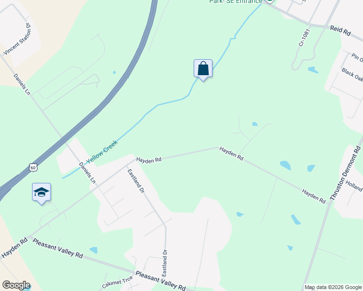 map of restaurants, bars, coffee shops, grocery stores, and more near 4121 Hayden Road in Owensboro