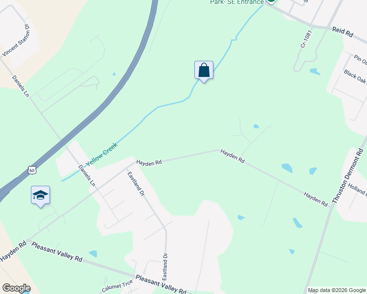 map of restaurants, bars, coffee shops, grocery stores, and more near 4121 Hayden Road in Owensboro