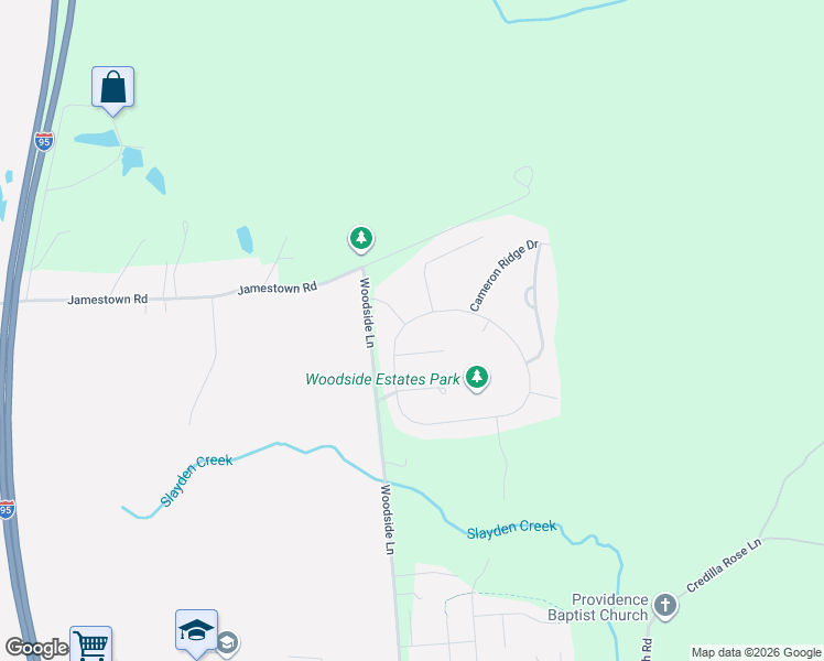 map of restaurants, bars, coffee shops, grocery stores, and more near 10170 Markside Drive in Ashland