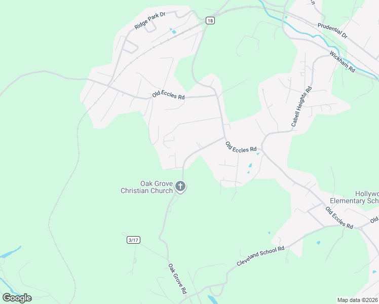 map of restaurants, bars, coffee shops, grocery stores, and more near 167 Oak Grove Rd in Beckley