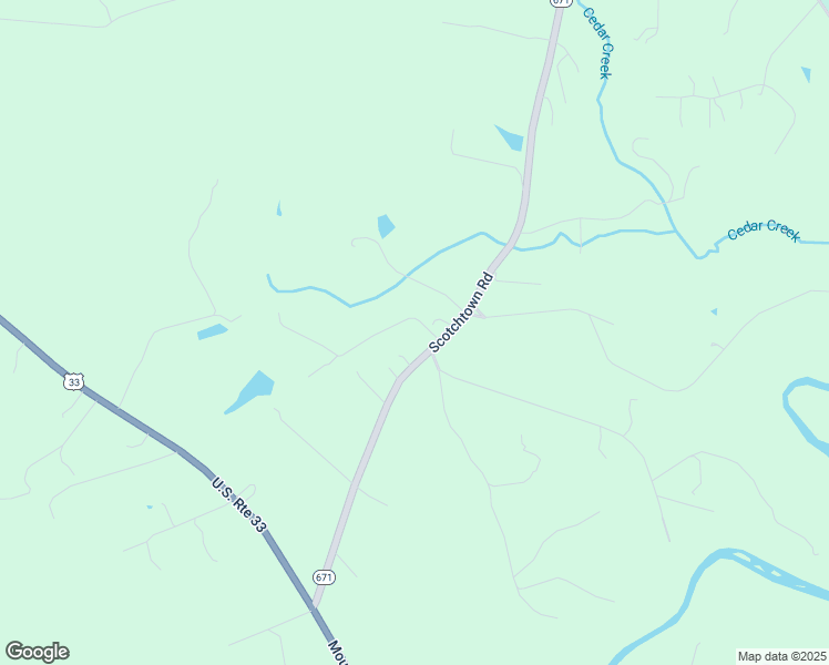 map of restaurants, bars, coffee shops, grocery stores, and more near 15550 Scotchtown Road in Montpelier