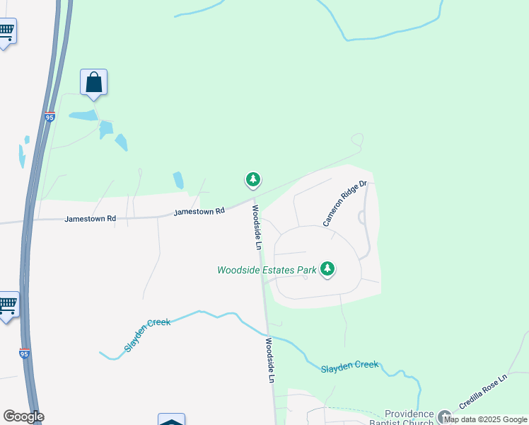 map of restaurants, bars, coffee shops, grocery stores, and more near 10184 Markside Way in Ashland