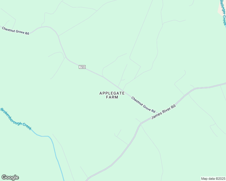 map of restaurants, bars, coffee shops, grocery stores, and more near 9226 Chestnut Grove Road in Esmont