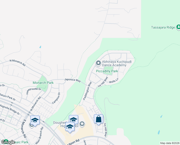 map of restaurants, bars, coffee shops, grocery stores, and more near 3293 Sleeping Meadow Way in San Ramon