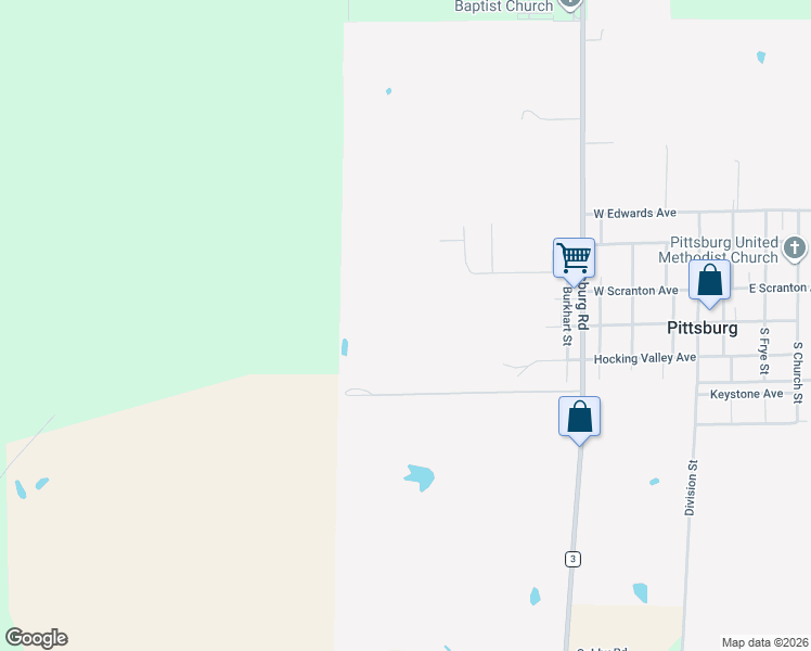 map of restaurants, bars, coffee shops, grocery stores, and more near in Pittsburg
