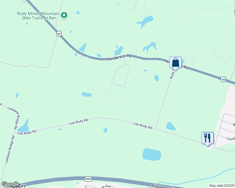 map of restaurants, bars, coffee shops, grocery stores, and more near 5447 Ridge Pointe Ct in Owensboro