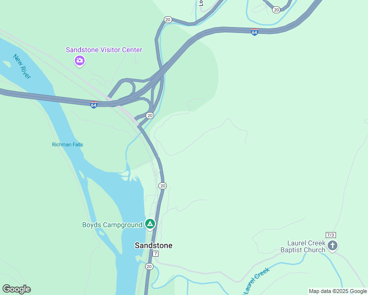 map of restaurants, bars, coffee shops, grocery stores, and more near in Sandstone