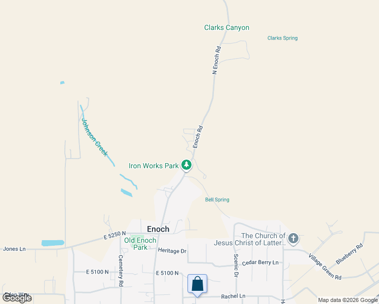 map of restaurants, bars, coffee shops, grocery stores, and more near 5565 N Enoch Rd in Enoch