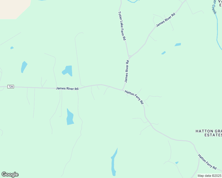 map of restaurants, bars, coffee shops, grocery stores, and more near 1075 James River Road in Scottsville