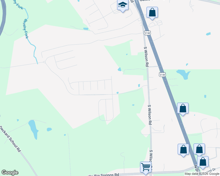 map of restaurants, bars, coffee shops, grocery stores, and more near 120 Affirmed Court in Elizabethtown