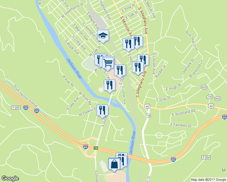 map of restaurants, bars, coffee shops, grocery stores, and more near 1244 South Durant Road in Covington
