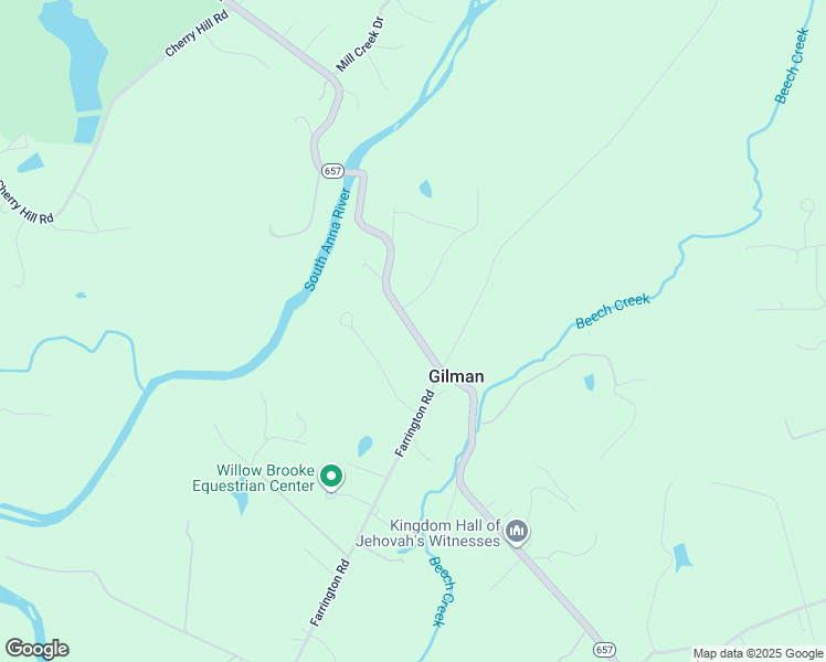 map of restaurants, bars, coffee shops, grocery stores, and more near 14188 Greenwood Church Road in Ashland