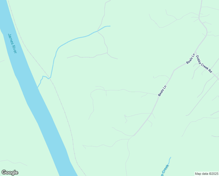 map of restaurants, bars, coffee shops, grocery stores, and more near 406 Green Meadow Lane in Scottsville