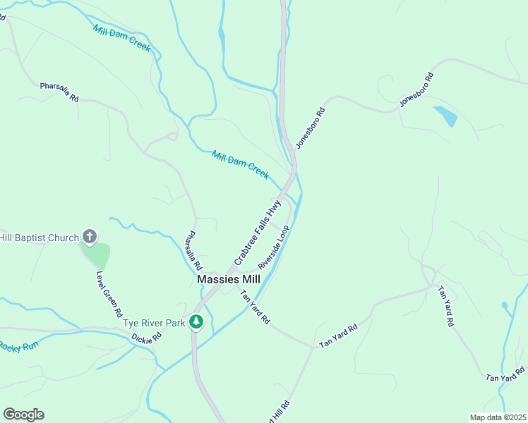 map of restaurants, bars, coffee shops, grocery stores, and more near 2221 Crabtree Falls Highway in Massies Mill