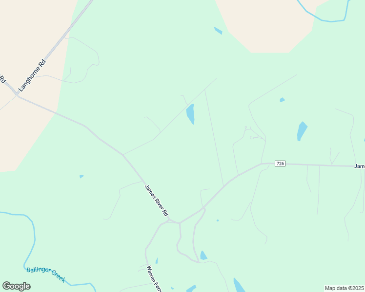 map of restaurants, bars, coffee shops, grocery stores, and more near 1516 James River Road in Scottsville