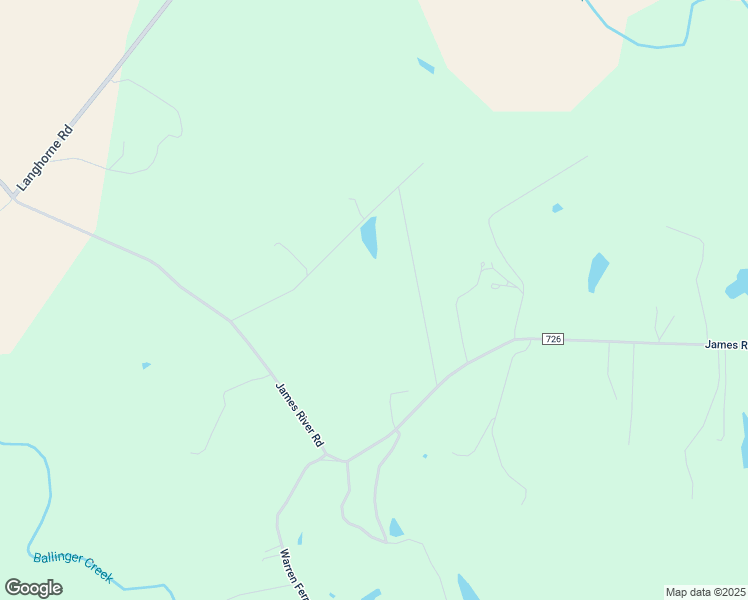 map of restaurants, bars, coffee shops, grocery stores, and more near 1516 James River Road in Scottsville