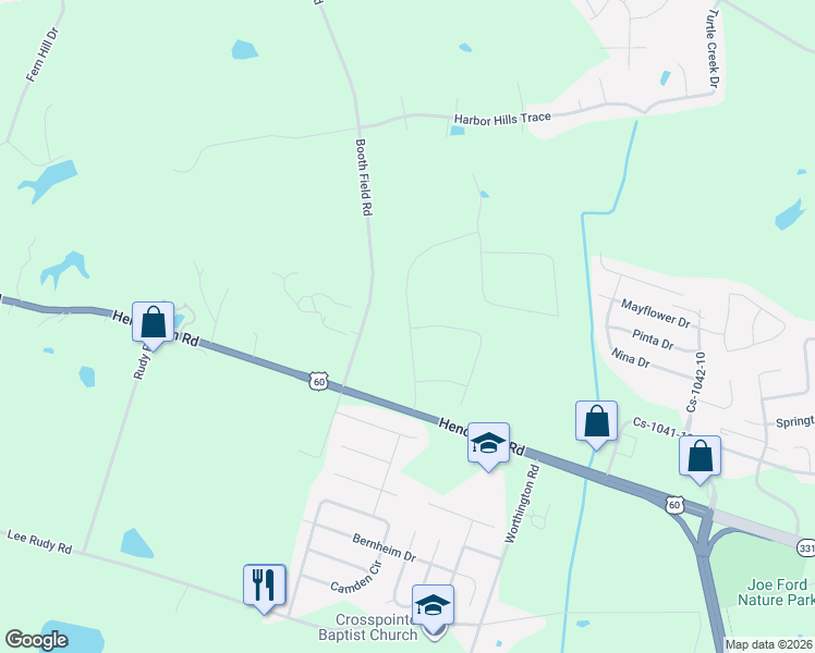 map of restaurants, bars, coffee shops, grocery stores, and more near 4459-4699 U.S. 60 in Owensboro