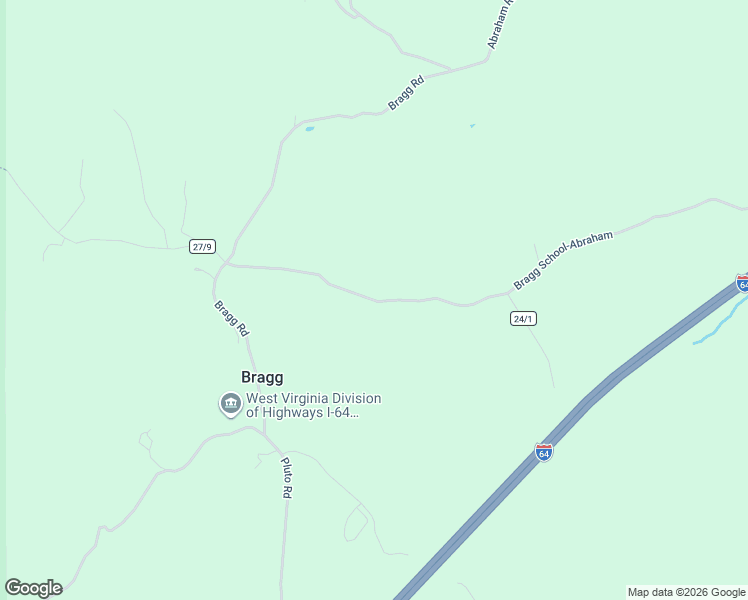 map of restaurants, bars, coffee shops, grocery stores, and more near 427 Bragg School-Abraham in Shady Spring