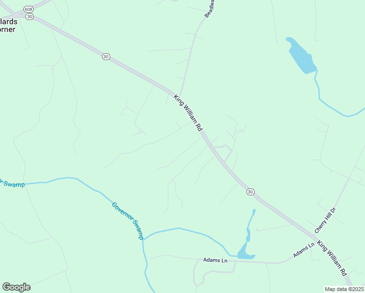 map of restaurants, bars, coffee shops, grocery stores, and more near 92 Deer Haven Lane in Aylett