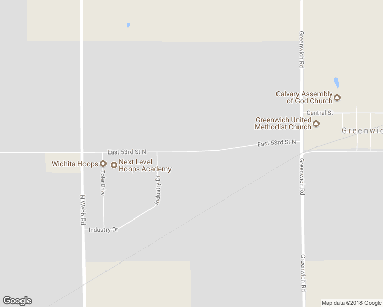 map of restaurants, bars, coffee shops, grocery stores, and more near 11199 East 53rd Street North in Bel Aire
