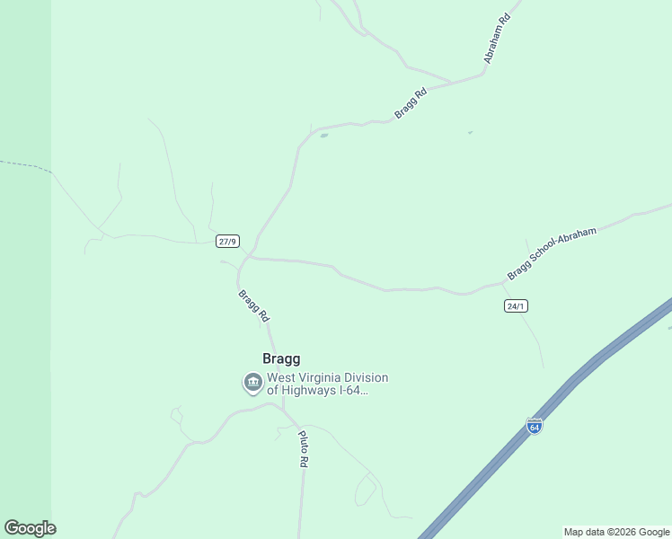 map of restaurants, bars, coffee shops, grocery stores, and more near 398 Bragg School-Abraham in Shady Spring