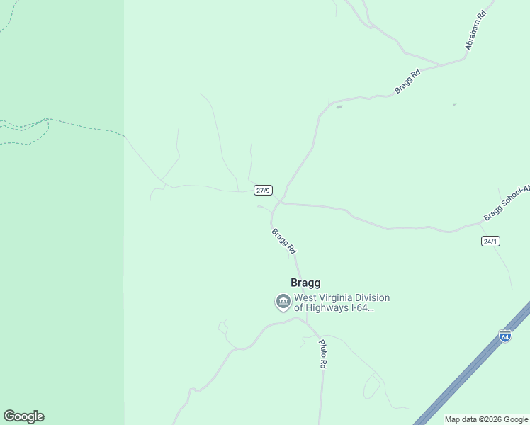 map of restaurants, bars, coffee shops, grocery stores, and more near 645 Bragg Rd in Shady Spring