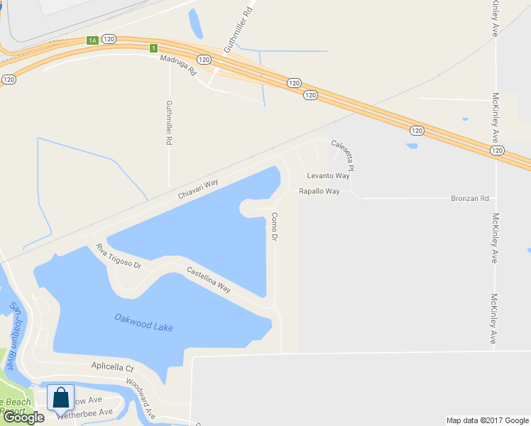 map of restaurants, bars, coffee shops, grocery stores, and more near 1327 Como Drive in Manteca