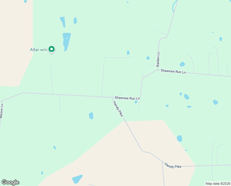 map of restaurants, bars, coffee shops, grocery stores, and more near 125 Shawnee Run Road in Harrodsburg