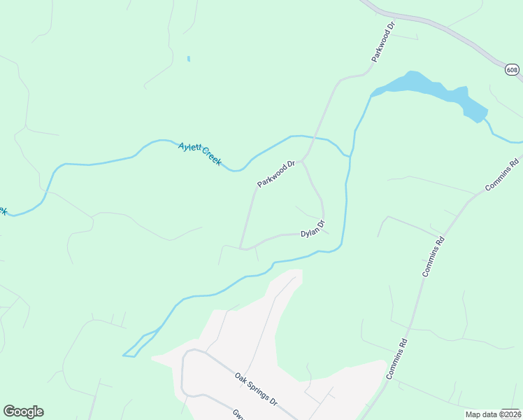 map of restaurants, bars, coffee shops, grocery stores, and more near 319 Dylan Drive in Aylett