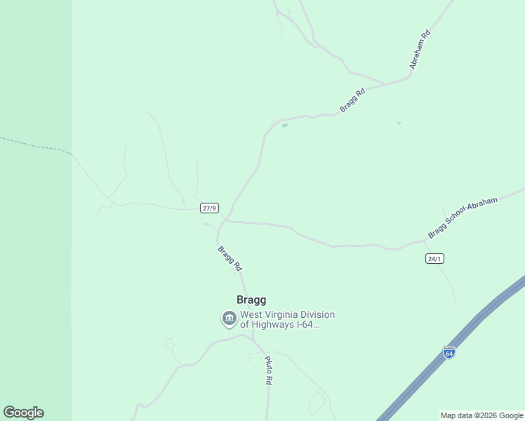 map of restaurants, bars, coffee shops, grocery stores, and more near 720 Bragg Road in Shady Spring