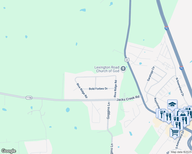 map of restaurants, bars, coffee shops, grocery stores, and more near 5099 Northern Dancer Drive in Richmond