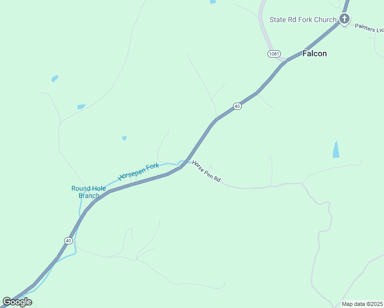 map of restaurants, bars, coffee shops, grocery stores, and more near Falcon Road in Salyersville