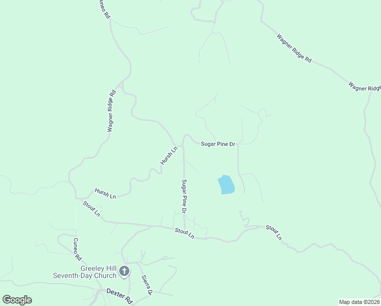 map of restaurants, bars, coffee shops, grocery stores, and more near 5990 Sugar Pine Drive in Coulterville