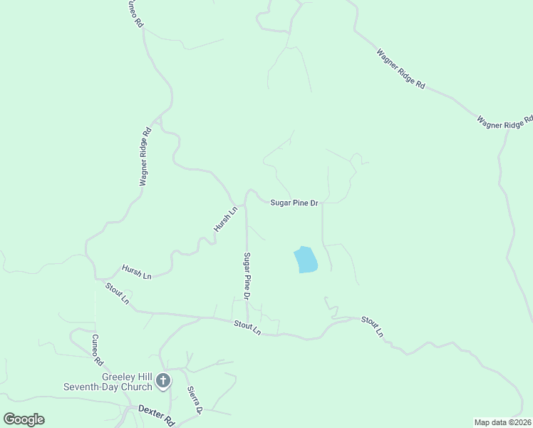 map of restaurants, bars, coffee shops, grocery stores, and more near 5990 Sugar Pine Drive in Coulterville