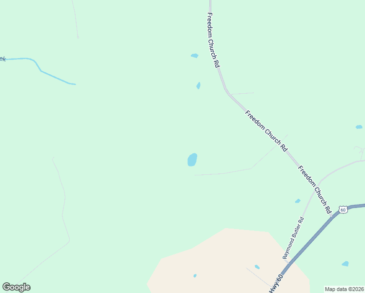 map of restaurants, bars, coffee shops, grocery stores, and more near Freedom Church Road in Harned