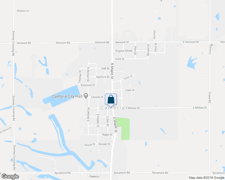 map of restaurants, bars, coffee shops, grocery stores, and more near 5 South Maple Street in Carterville