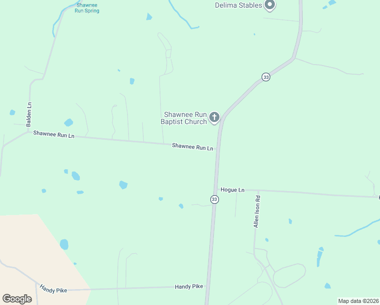 map of restaurants, bars, coffee shops, grocery stores, and more near 608 Shawnee Run Lane in Harrodsburg