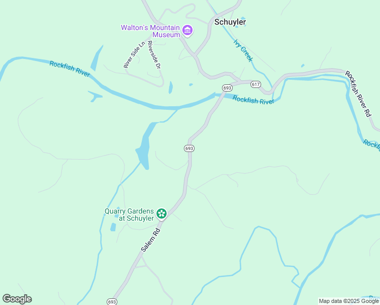 map of restaurants, bars, coffee shops, grocery stores, and more near 2298 Salem Road in Schuyler